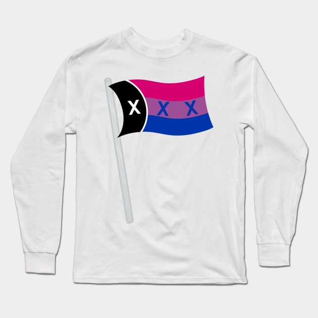 L'Manberg Pride - Bisexual Long Sleeve T-Shirt by WhiteRabbitWeirdo